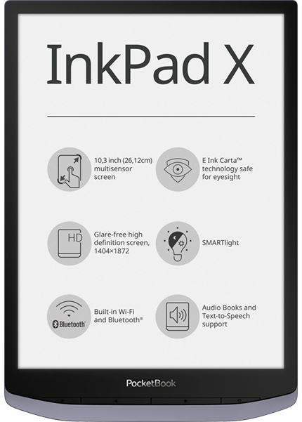 PocketBook InkPad X mullistaa lukukokemuksen