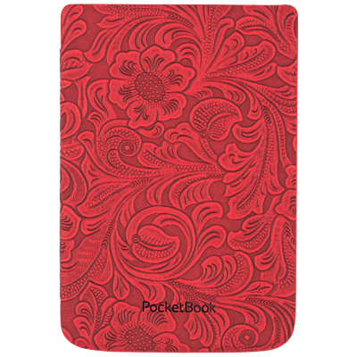 PocketBook Cover Shell Red Flowers Pattern 6