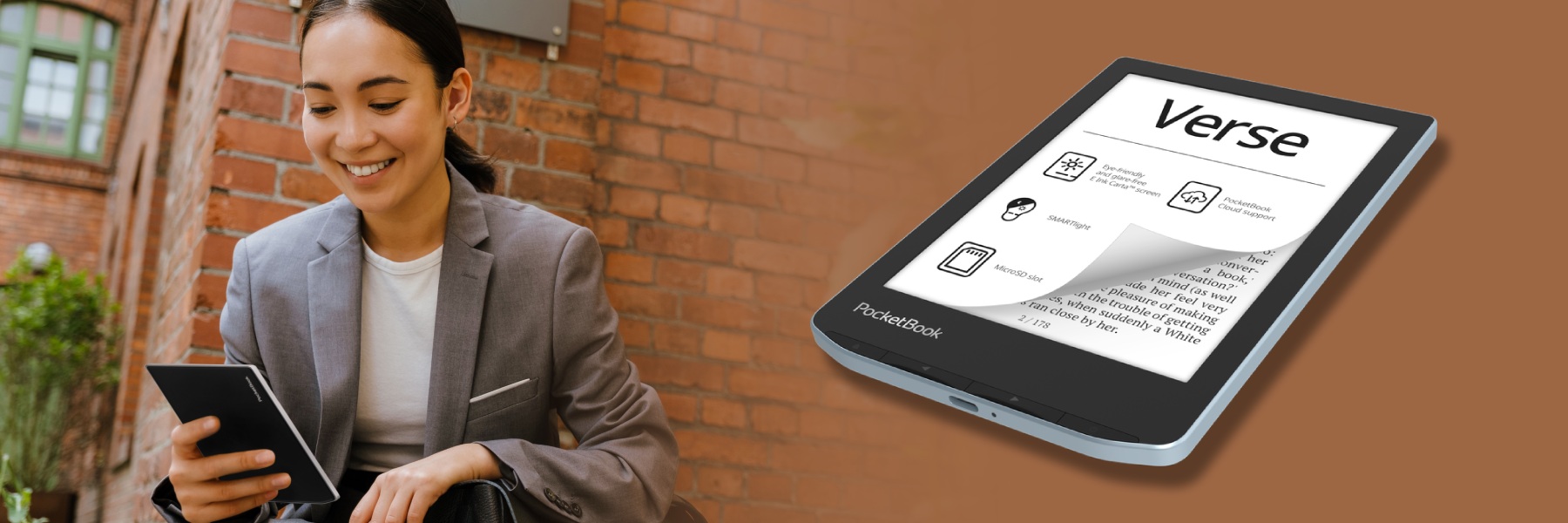 PocketBook Verse: uuden sukupolven keveys ja helppolukuisuus
